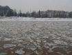 В пределах Ужгорода на реке начался ледоход