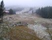 В Закарпатье перед началом октября выпал снег 