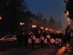 В Ужгороде прошел черный "Марш славы"