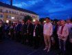 Ужгородцы на рассвете встретили День Независимости "Молитвой за Украину"