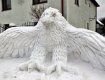 Словацкий мастер делает удивительные скульптуры из снега