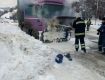 Закарпаття. Під час руху на трасі Київ-Чоп загорівся вантажний автомобіль.