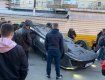 Автокапец в Ужгороде: Тачка жестко приземлилась на крышу
