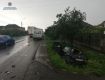 Проморгал: В селе Ракошино на трассе Киев-Чоп микроавтобус Renault протаранил Skoda