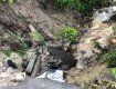 В Раховском районе интенсивные ливни размыли дорогу областного значения