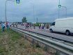 Участники АТО требовали свои участки, перекрыв трассу Киев-Чоп