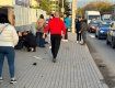 ДТП в Ужгороде: автомобиль Citroen на полном ходу сбил пешехода - видео
