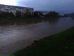 Уровень воды в реке Латорица в пределах Мукачево медленно поднимается