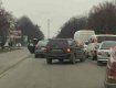 Авария в Закарпатье: В Мукачево около рынка столкнулись два авто 