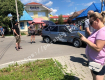 В Мукачево просто возле рынка столкнулись внедорожник и легковушка 