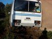 В Закарпатье рейсовый автобус снес ограждение и въехал в дерево
