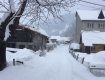 В Тячевском районе навалило снега