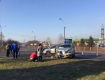 На въезде в Мукачево столкнулись Volkswagen и Mitsubishi