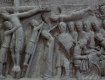 Наскальный барельеф. Группа людей справа - древние воины из Закарпатья