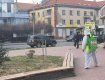 Коронавирус: В Ужгороде дезинфицируют места общего пользования