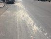 В Ужгороде водителя, расплескавшего бетон на улице, вычислили по видеокамерам