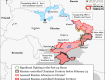 Институт по изучению войны (США) опубликовал актуальные карты боевых действий в Украине на 23 апреля 2022 года.