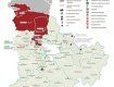 Киевская ОВА публикует актуальную карту ситуации в области на вечер 31 марта.