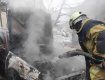 В Ужгороде на Чкалова горело-пылало авто