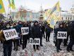  В Киеве под Радой протестует Автоевросила, требуют упростить растаможку евроблях 