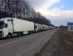блокируют проезд российских грузовиков из Беларуси в Украину