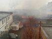 Сильный столб дыма в Ужгороде виден издалека