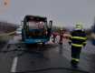 В Закарпатье вспыхнул на ходу автобус с пассажирами