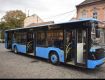 В Ужгороді перші три нових автобуса "Електрон" вийшли на маршрут №20