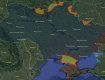 Карта нападения армии РФ 
