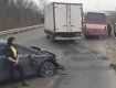 В Закарпатье ДТП с пассажирским автобусом спровоцировало транспортный коллапс 