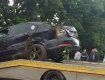 ДТП в Закарпатье: Черной "Шкоде" знатно досталось, удивительно если никто не пострадал 