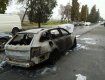 Поджег или случайность?: В Мукачево на центральной набережной полностью сгорел автомобиль