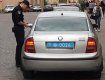 Автомобиль с полицейскими номерами припарковался с нарушением ПДД