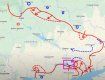Карта боевых действий в Украине на 08.00 27 февраля