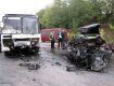 В Хмельницкой области автобус столкнулся с Аudi, есть погибшие