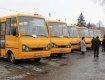Школьные автобусы уехали сегодня из Ужгорода в 11 районов Закарпатья