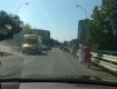 В Ужгороде автобус протаранил "Тойоту" на транспортном мосту