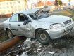 В Мукачевском районе Opel снес бетонный столб