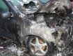 В Ужгороде горел автомобиль марки «Mercedes ML 350»