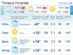 В Ужгороде облачная с прояснениями погода, утром и днем ожидается дождь