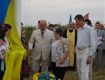 Ратушняка и государственный флаг освятил священник Димитрий Сидор