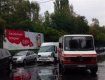 В Мукачево на скорости столнулись два микроавтобуса Mercedes-Benz и Fiat Ducato