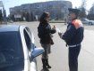 В Ужгороді поблизу готелю «Ужгород» автоінспектори вітали прекрасних дам