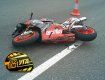 Мотоцикл попал в ДТП в Киеве