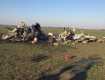 В Васильковском районе упал военный вертолет