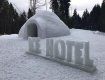 Романтический ледяной отель на Буковеле