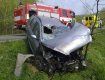В Чехии водитель машины снес ограждение и вылетел из авто