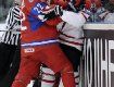 Матч Россия-Канада сопровождался дракой хоккеистов