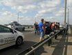 На Кайдакському мосту затримали водія Lexus, який підстрелив людину