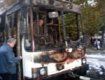 В Симферополе сегодня днем сгорел троллейбус.